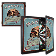 get your personalized motorcycle themed dartboard