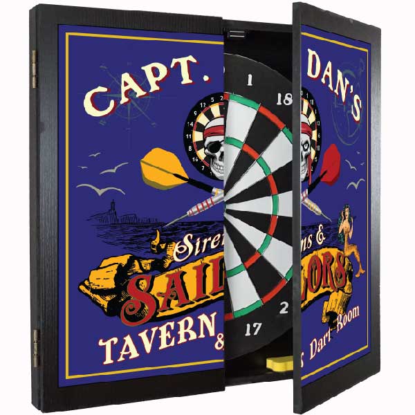 Sirens & Sailors Tavern dartboard set