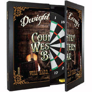 country and western bar dart cabinet