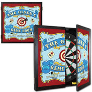 game room colorful dartboard set