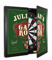 buy this dartboard cabinet for your game room