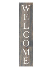 farmhouse Welcome sign 46 inch in Gray