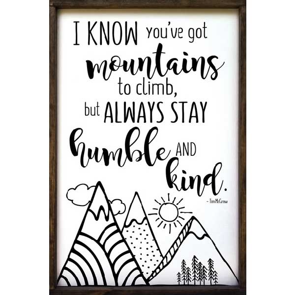 Tim mcGraw quote framed print