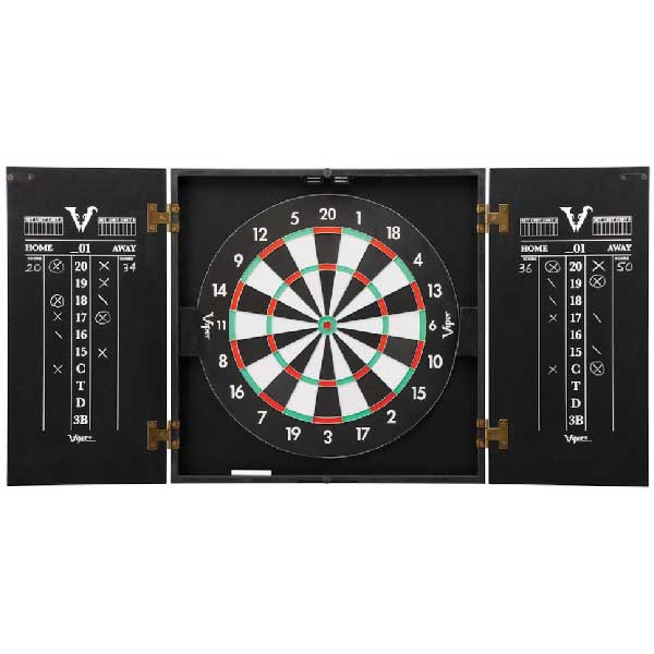 Dartboard Set | Brew Pub | Wood Cabinet | Flight Club | Personalize It
