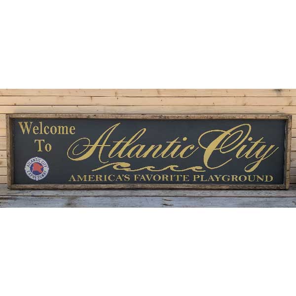 Atlantic city expressway road sign
