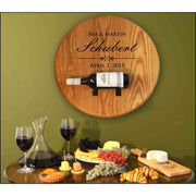 wedding day gift wine bottle holder