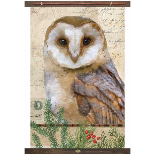 Owl | Barred | Hoot | Tapestry | Canvas Wall Hanging