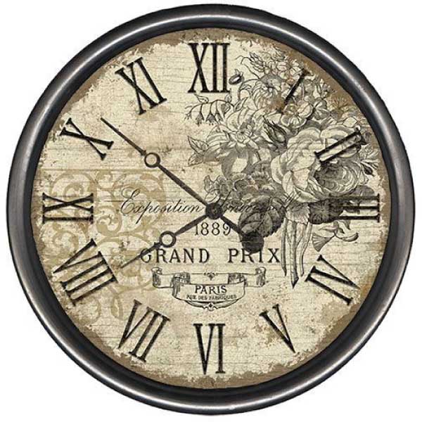 Paris | Exposition Universelle | 1889 | Up to 30" | Round | Wall Clock
