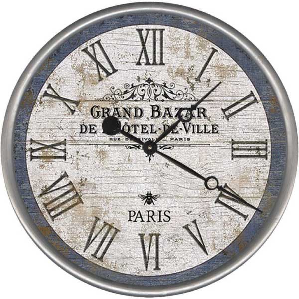 Paris | Bazar de Hôtel de Ville | Up to 30" | Round | Wall Clock
