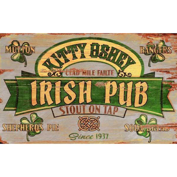 Irish Pub | Restaurant Sign | Tavern| Cead Mile Failte| Customize It!
