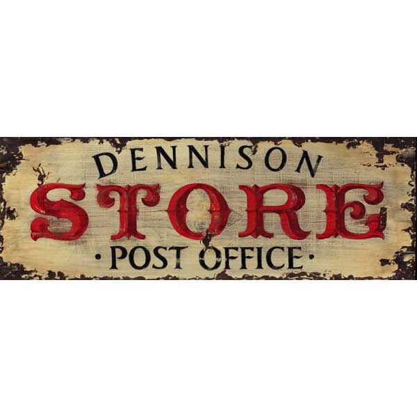 Town Store | Post Office | Vintage Wood Sign | Personalize It!