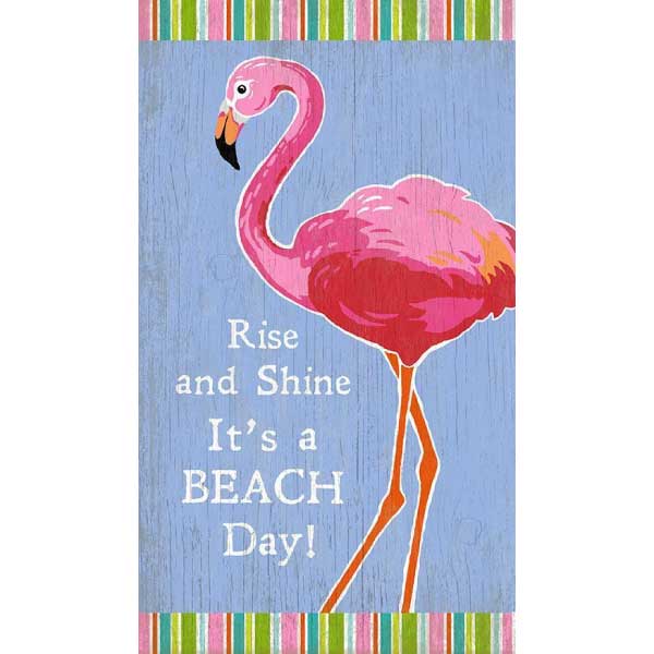 Rise and Shine | Beach Day | Suzanne Nicoll | Vacation Cabin | Wood Sign