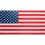 classic United States stars and stripes flag wood sign