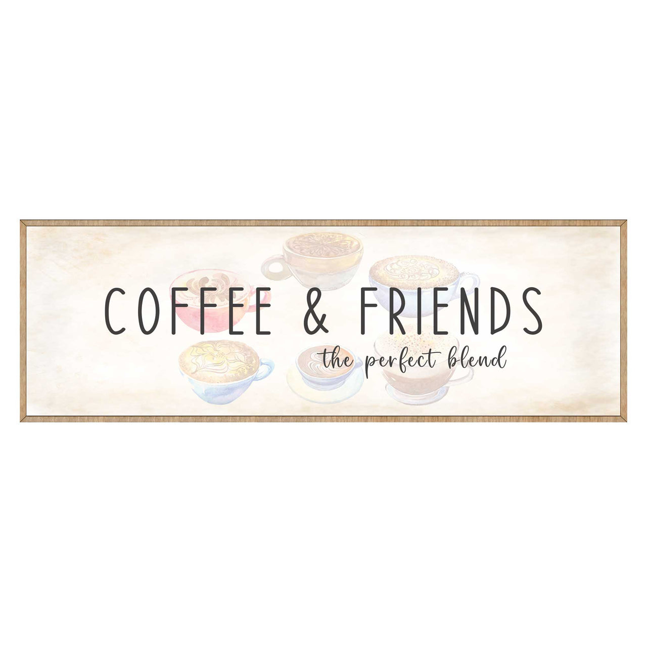 Coffee & Friends | The Perfect Blend | Coffee Shop Décor | Wood | Wall Art | Farmhouse Décor-3