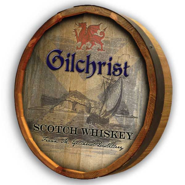 Custom Barrel Sign | Scotch Whiskey | Distillery | Personalize the Text