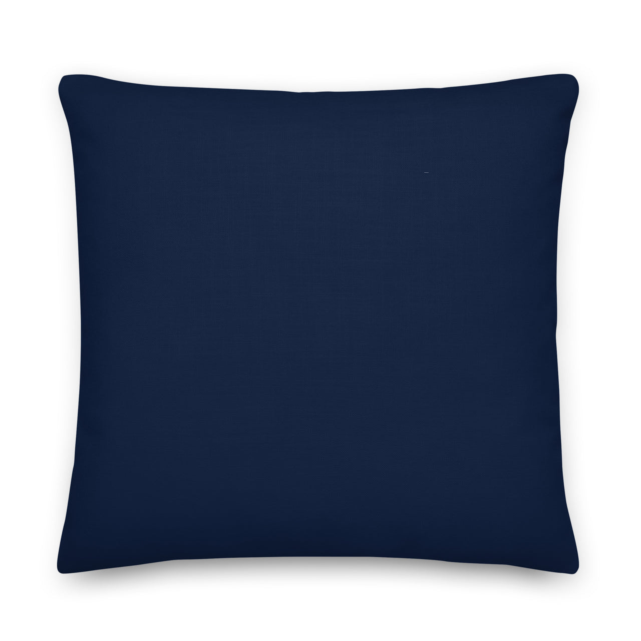 Bavarian-styled Village in Summer | Throw Pillow | Navy Blue (back)