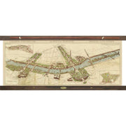 Paris Map from 1937 canvas wall hanging | vintage wall art