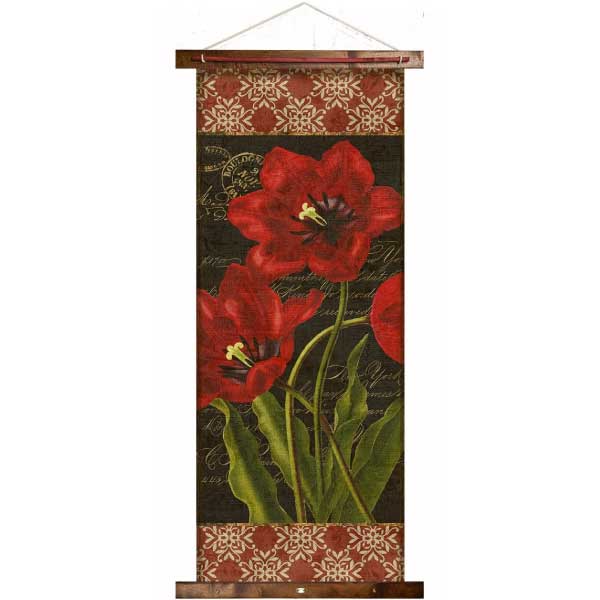 Tulip II | Tapestry | Floral | Canvas | 50" x 20"