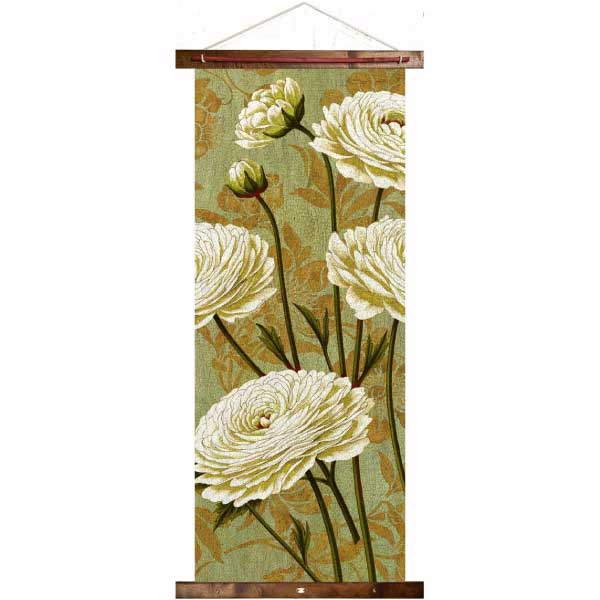 Floral II | Tapestry | Canvas | 50" x 20"