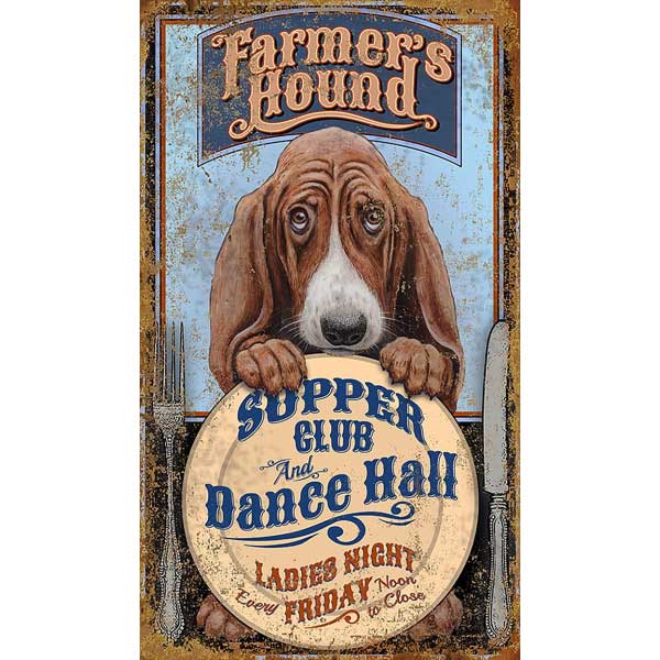 Hound | Farmhouse | Vintage Ad | Supper Club | Farmer's Hound