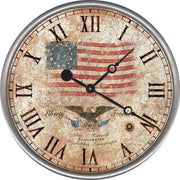 Liberty and Freedom wall clock