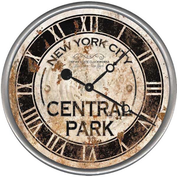 Vintage-style wall clock for New York City's Central Park