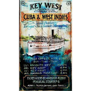 Cruise ship vintage advertisement - Key West, Cuba, and West Indies