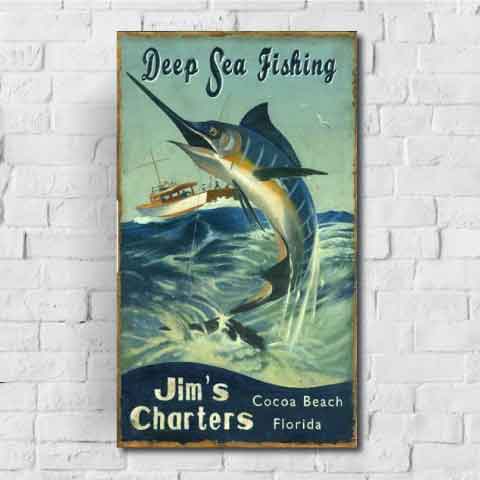 Swordfish jumping; Deep Sea Fishing; Florida