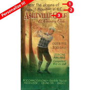 Asheville Golf & Country Club vintage wood sign; North Carolina; personalization available