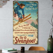 Steamboat ski resort opening advertisement reproduction from 1958