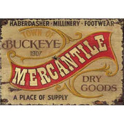 customizable sign for an old west general store or mercantile; Town of Buckeye 1907